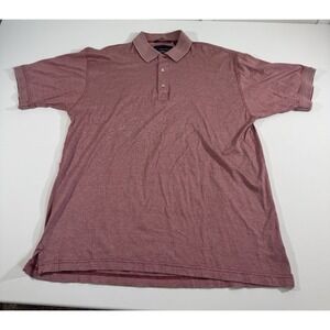 Greg‎ Norman Men's Red Polo Shirt Short Sleeve, Size Medium